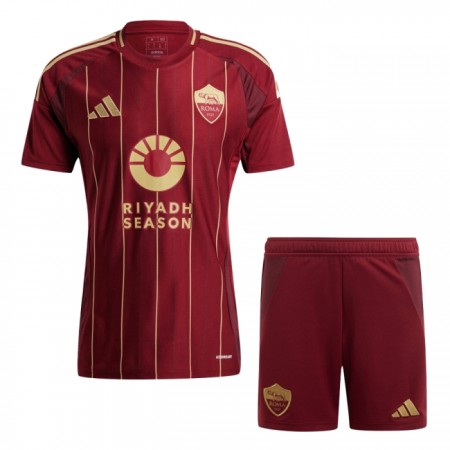 Virallinen pelipaita AS Roma Koti 2024-25 Lyhythihainen - Lasten ( + Lyhyet housut )